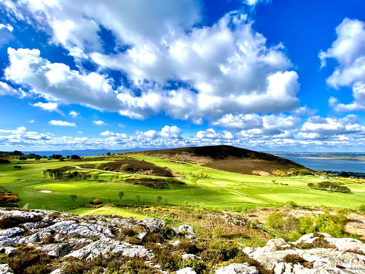 Howth Golf Club hilltop course with Dublin Bay views